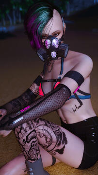 V's Body - CBBE 3BA 3BBB Cyberpunk 2077 Bodyslide Preset