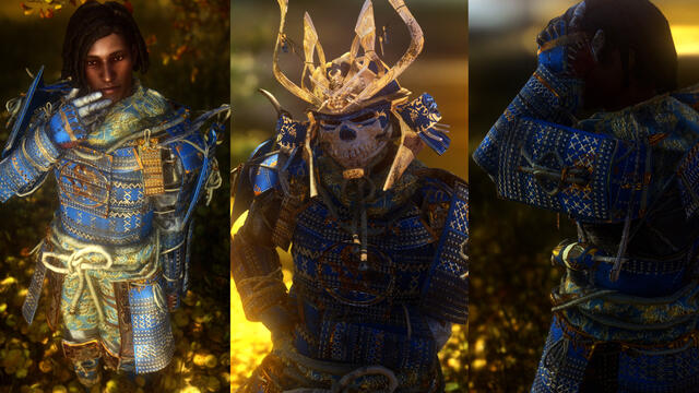 Akaviri Samurai Armor - Blue Variant