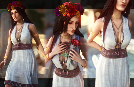 Dibella's Grace (HDT-SMP) -- New Outfit for Priestesses of Dibella